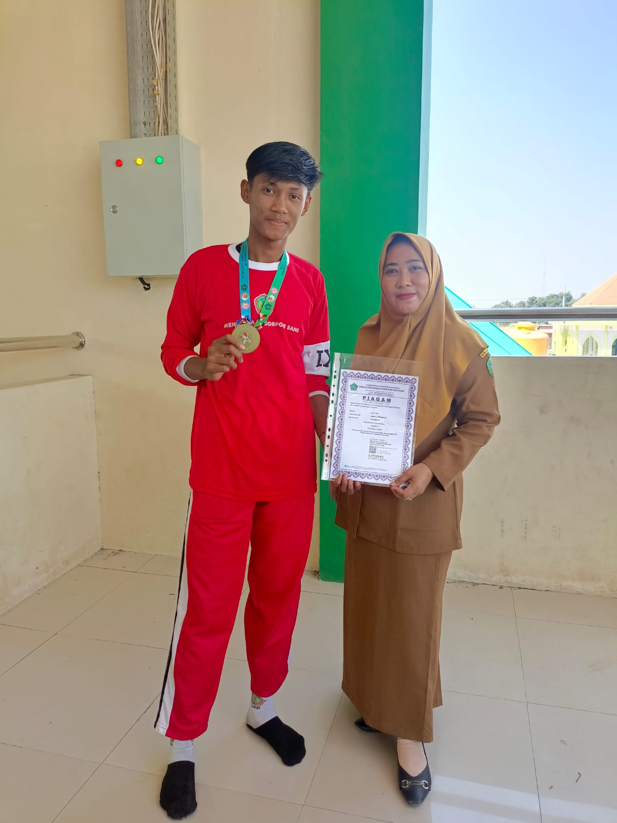 JUARA 3 ATLETIK PUTRA Olimpiade olahraga siswa nasional o2sn jenjang SMP/MTS tingkat kabupaten sidoarjo tahun 2025