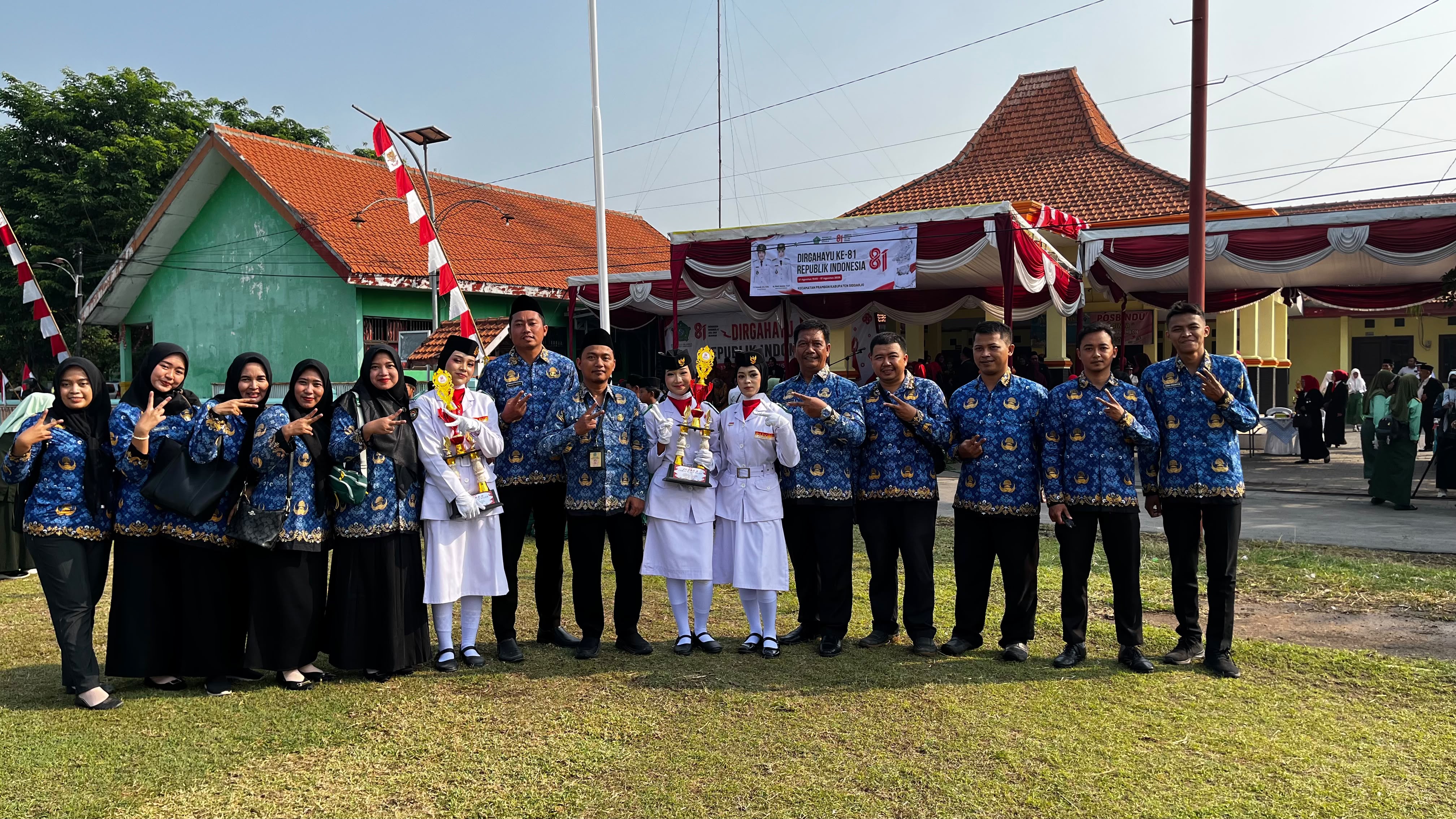 Dokumentasi Upacara HUT Republik Indonesia ke-81