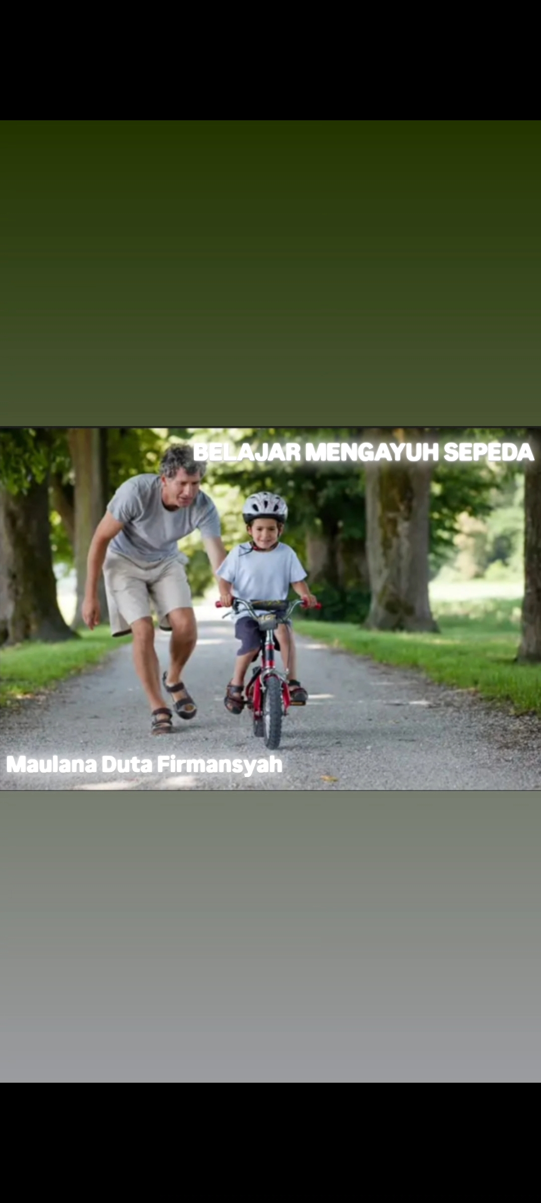 Cover Belajar Mengayuh Sepeda