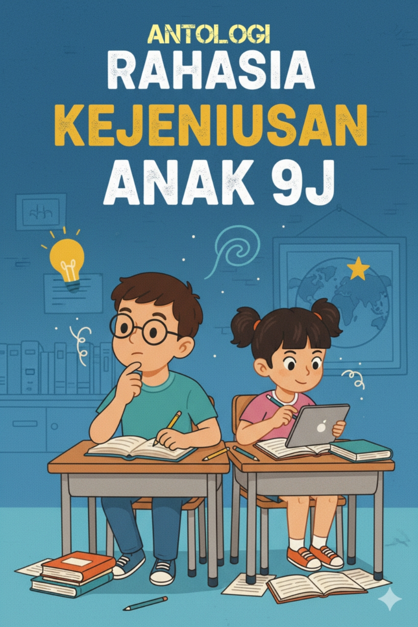 Cover Antologi Rahasia Kejeniusan Anak 9J